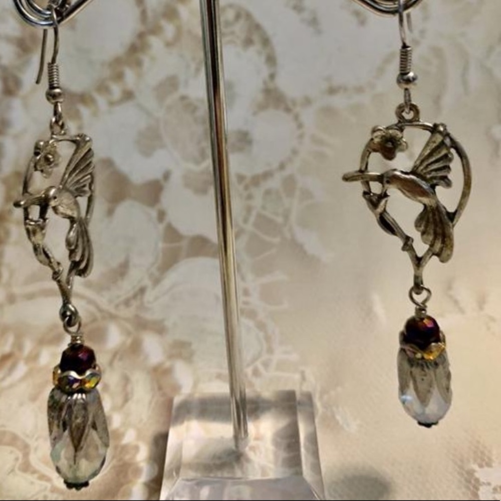Hummingbird Earrings View 3